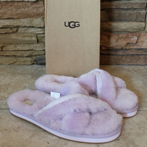 UGG Shoes - UGG ABELA SHEARLING SLIDE SANDAL SLIPPERS